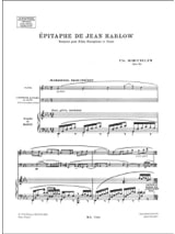 Epitaphe Harlow Op164 - Ch Koechlin - Partition